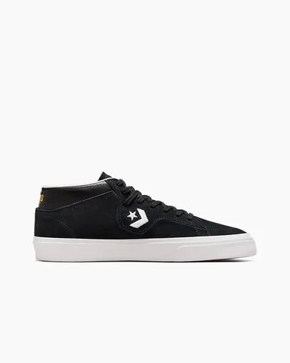 Zapatillas Skate Converse CONS Louie Lopez Pro Suede and Leather Mujer Negras Blancas Chile | C-94306829