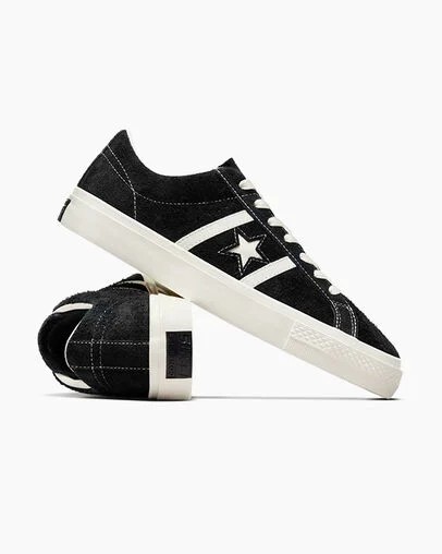 Zapatillas Skate Converse CONS One Star Academy Pro Suede Mujer Negras Chile | C-31849269