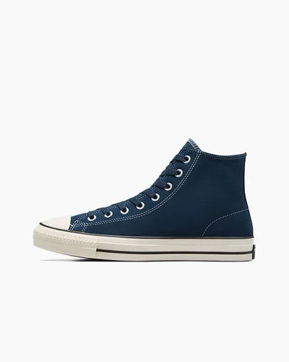 Zapatillas Skate Converse Chuck Taylor All Star Pro Suede Mujer Azul Marino Negras Chile | C-82973019