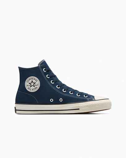 Zapatillas Skate Converse Chuck Taylor All Star Pro Suede Mujer Azul Marino Negras Chile | C-82973019