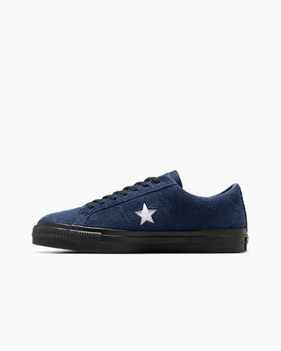 Zapatillas Skate Converse Converse x IRAK NYC One Star Pro Mujer Azul Marino Negras Amarillo Chile | C-60534919