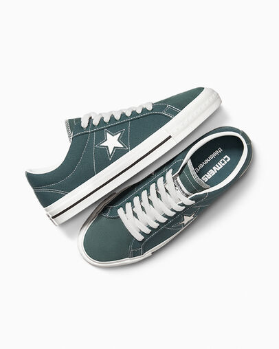 Zapatillas Skate Converse Converse x thisisneverthat One Star Pro Mujer Verde Negras Blancas Chile | C-24837569