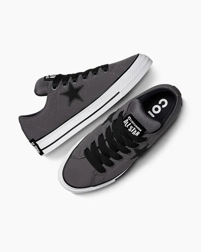 Zapatillas Skate Converse One Star Puff Mujer Negras Blancas Chile | C-95124679