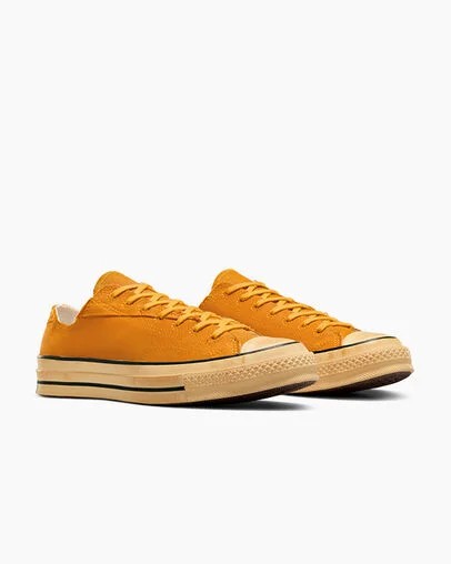 Zapatillas Tenis Converse Chuck 70 Upcycled Hombre Amarillo Negras Chile | C-46528079