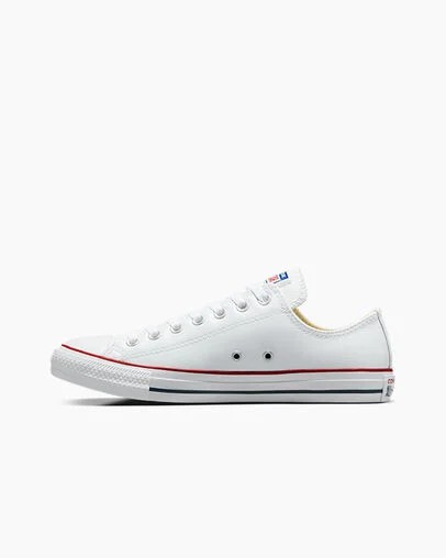 Zapatillas Tenis Converse Chuck Taylor All Star Leather Hombre Blancas Chile | C-56179209