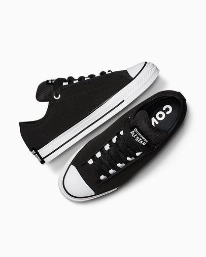 Zapatillas Tenis Converse Chuck Taylor Puff Hombre Negras Blancas Chile | C-36147589