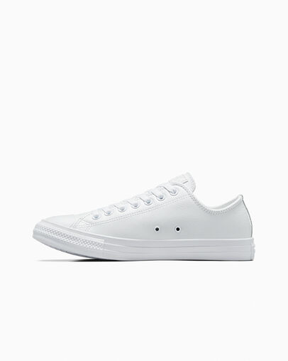 Zapatillas Tenis Converse Chuck Taylor All Star Leather Hombre Blancas Chile | C-23704659