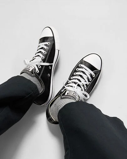 Zapatillas Tenis Converse Chuck Taylor All Star Leather Hombre Negras Chile | C-76981029