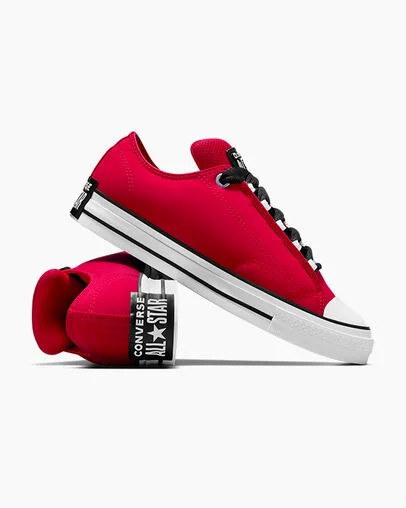 Zapatillas Tenis Converse Chuck Taylor Puff Hombre Rojas Blancas Negras Chile | C-98026519