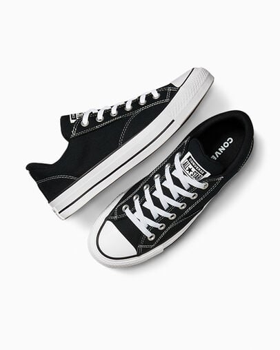 Zapatillas Tenis Converse Chuck Taylor All Star Malden Street Hombre Negras Blancas Chile | C-84923079