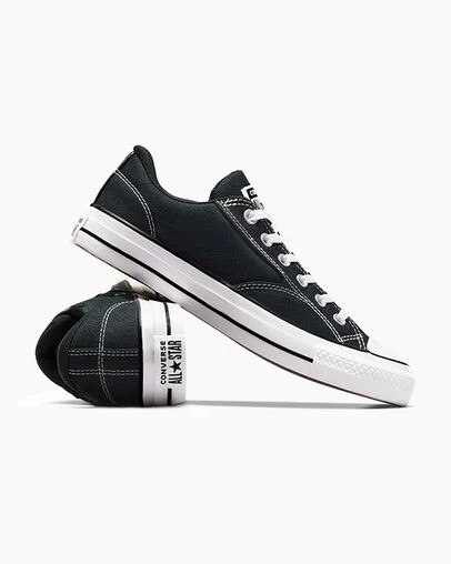 Zapatillas Tenis Converse Chuck Taylor All Star Malden Street Hombre Negras Blancas Chile | C-84923079