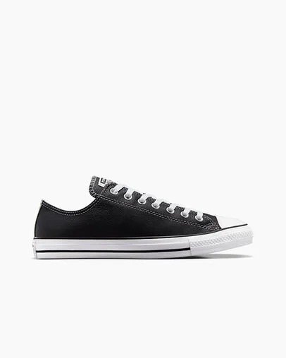 Zapatillas Tenis Converse Chuck Taylor All Star Leather Mujer Negras Chile | C-93162479