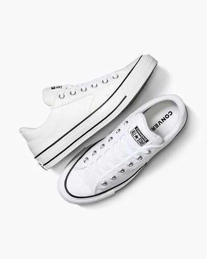 Zapatillas Tenis Converse Chuck Taylor All Star Malden Street Mujer Blancas Negras Chile | C-81930649