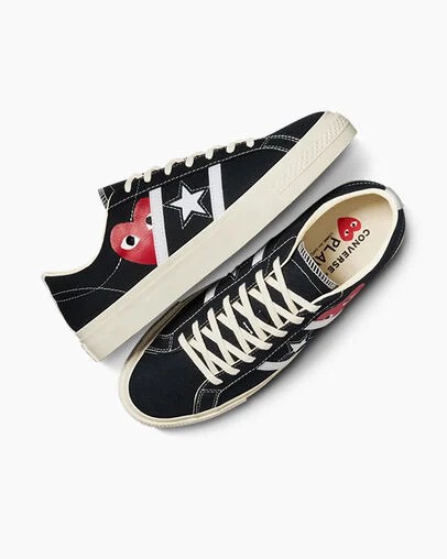 Zapatillas Tenis Converse Converse x PLAY Comme des Garçons One Star Academy Pro Hombre Negras Rojas Chile | C-47985369