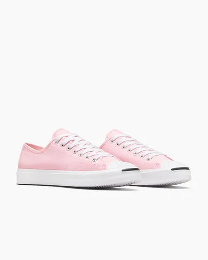 Zapatillas Tenis Converse Jack Purcell Mujer Rosas Blancas Negras Chile | C-84175329