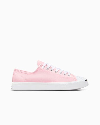 Zapatillas Tenis Converse Jack Purcell Mujer Rosas Blancas Negras Chile | C-84175329