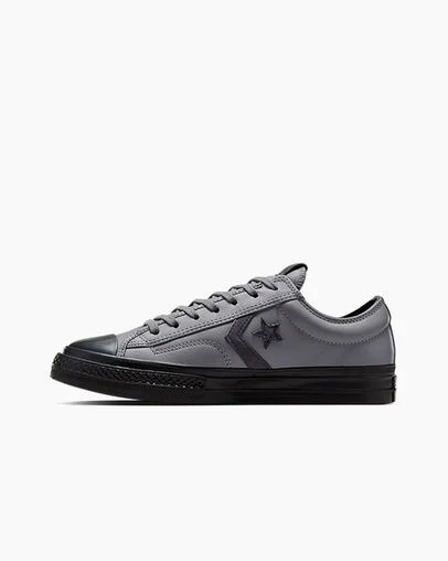 Zapatillas Tenis Converse Star Player 76 Luxe Hombre Gris Negras Chile | C-01423769