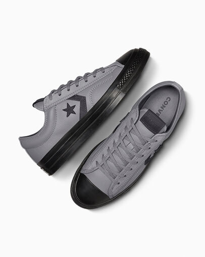 Zapatillas Tenis Converse Star Player 76 Luxe Hombre Gris Negras Chile | C-01423769