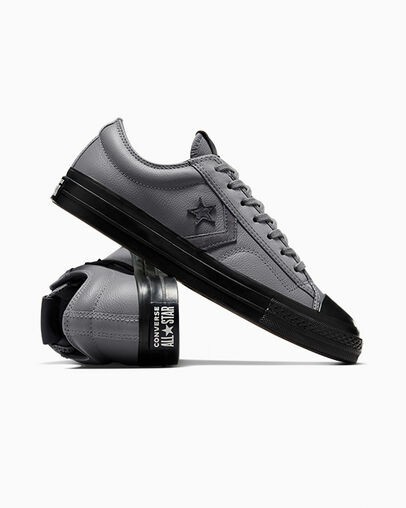 Zapatillas Tenis Converse Star Player 76 Luxe Hombre Gris Negras Chile | C-01423769