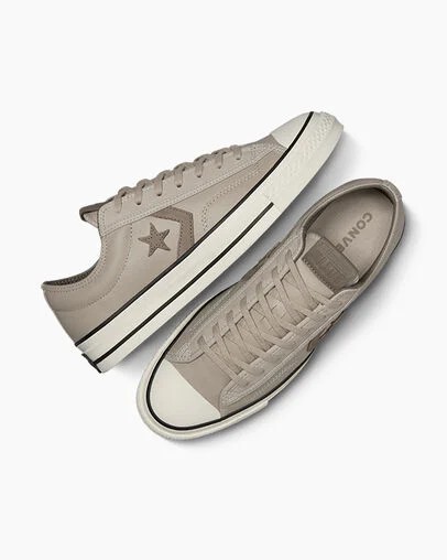 Zapatillas Tenis Converse Star Player 76 Luxe Hombre Gris Marrones Chile | C-47180259