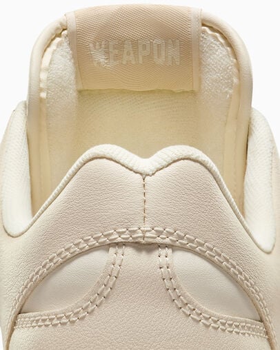 Zapatillas Tenis Converse Weapon Leather Mujer Beige Claro Chile | C-35418099