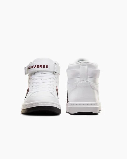 Zapatillas de Baloncesto Converse Pro Blaze V2 Leather Hombre Blancas Rosas Chile | C-96437589