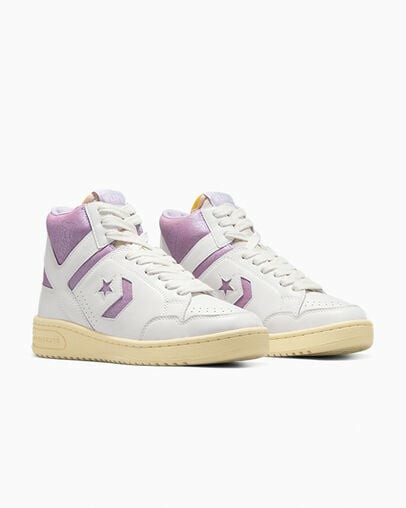 Zapatillas de Baloncesto Converse Shai Weapon Mujer Blancas Moradas Chile | C-26841079