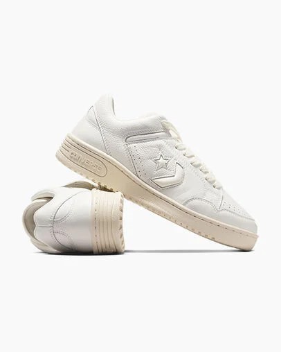 Zapatillas de Baloncesto Converse Weapon Mono Leather Hombre Blancas Beige Chile | C-83125049