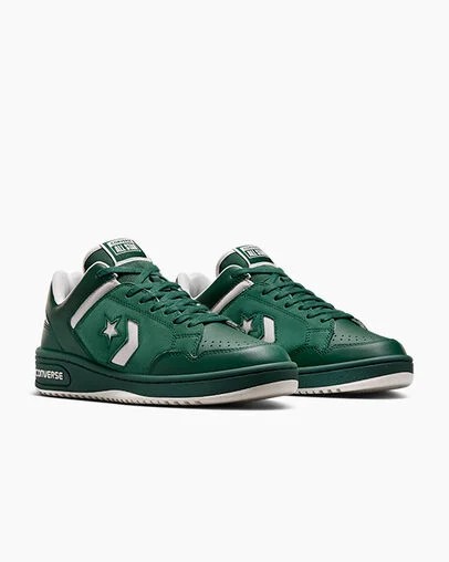 Zapatillas de Baloncesto Converse Weapon Leather Hombre Verde Chile | C-19367859