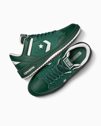 Zapatillas de Baloncesto Converse Weapon Leather Hombre Verde Chile | C-19367859