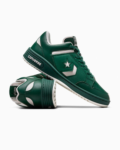 Zapatillas de Baloncesto Converse Weapon Leather Hombre Verde Chile | C-19367859