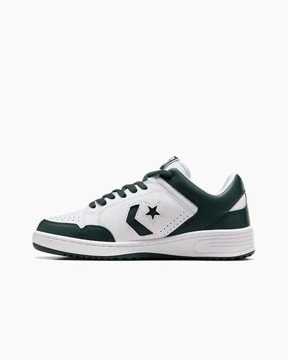 Zapatillas de Baloncesto Converse Weapon Leather Hombre Blancas Turquesa Oscuro Chile | C-30914659