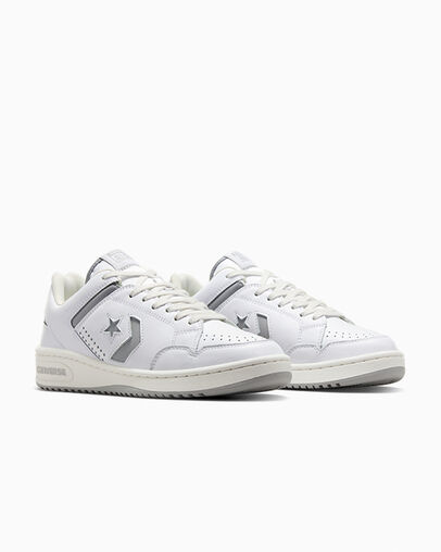 Zapatillas de Baloncesto Converse Weapon Leather Hombre Blancas Gris Chile | C-38192509