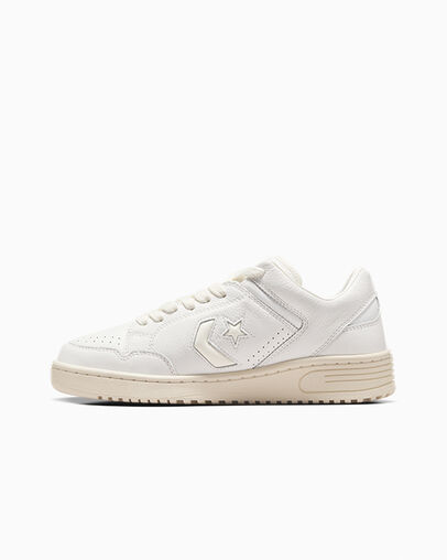 Zapatillas de Baloncesto Converse Weapon Mono Leather Mujer Blancas Beige Chile | C-12659749