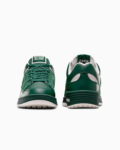 Zapatillas de Baloncesto Converse Weapon Leather Mujer Verde Chile | C-01659479