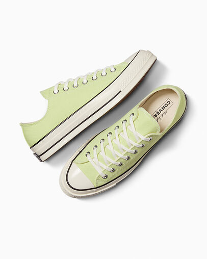 Zapatillas de Lona Converse Chuck 70 Mujer Verde Negras Chile | C-65431879