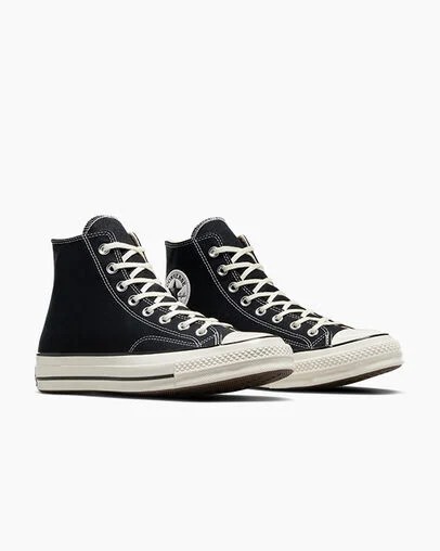 Zapatillas de Lona Converse Chuck 70 Mujer Negras Chile | C-83021649