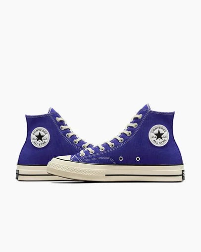 Zapatillas de Lona Converse Chuck 70 Mujer Moradas Negras Chile | C-82549379