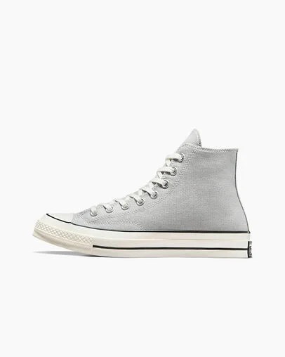 Zapatillas de Lona Converse Chuck 70 Mujer Gris Negras Chile | C-07845169