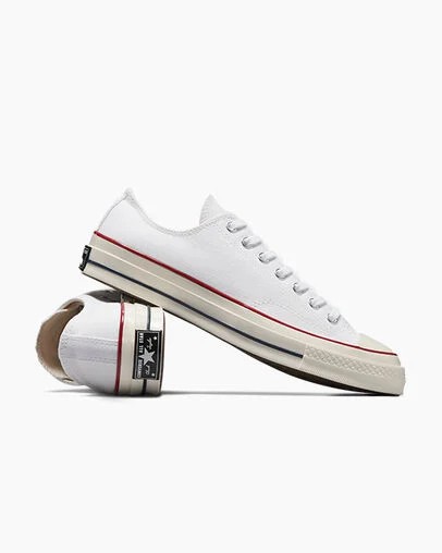 Zapatillas de Lona Converse Chuck 70 Mujer Blancas Chile | C-93041629