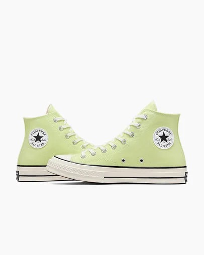 Zapatillas de Lona Converse Chuck 70 Mujer Verde Negras Chile | C-32451079