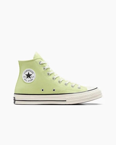 Zapatillas de Lona Converse Chuck 70 Mujer Verde Negras Chile | C-32451079