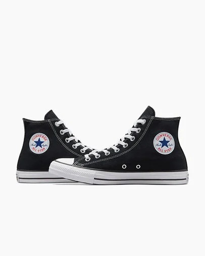 Zapatillas de Lona Converse Chuck Taylor All Star Niños Negras Chile | C-87964539