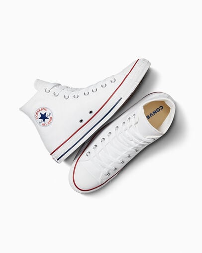 Zapatillas de Lona Converse Chuck Taylor All Star Niños Blancas Chile | C-23641789