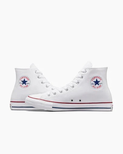 Zapatillas de Lona Converse Chuck Taylor All Star Niños Blancas Chile | C-23641789