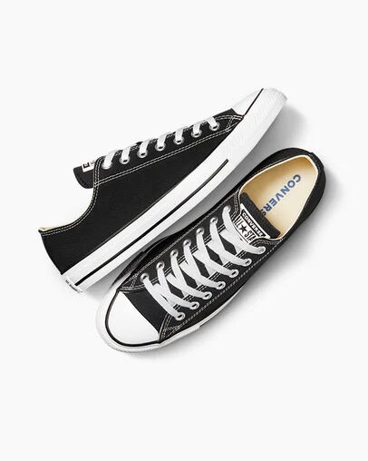 Zapatillas de Lona Converse Chuck Taylor All Star Niños Negras Chile | C-27946019