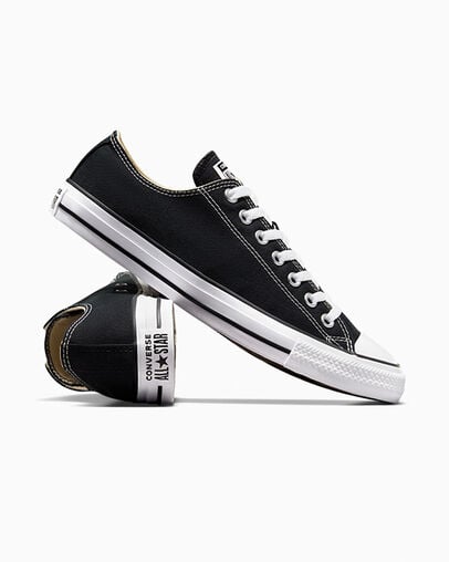 Zapatillas de Lona Converse Chuck Taylor All Star Niños Negras Chile | C-27946019