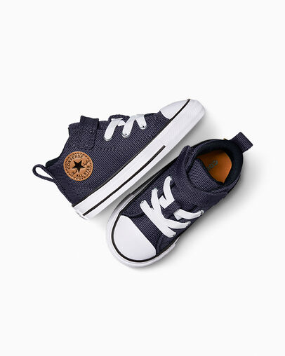 Zapatillas de Lona Converse Chuck Taylor All Star Malden Street Niños Gris Moradas Blancas Chile | C-98125349