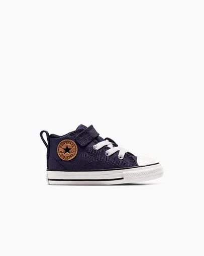 Zapatillas de Lona Converse Chuck Taylor All Star Malden Street Niños Gris Moradas Blancas Chile | C-98125349