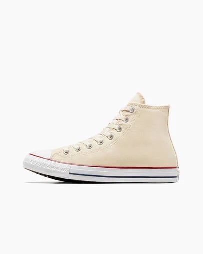 Zapatillas de Lona Converse Chuck Taylor All Star Hombre Beige Blancas Chile | C-72956319